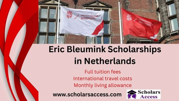 Eric Bleumink Scholarships in Netherlands